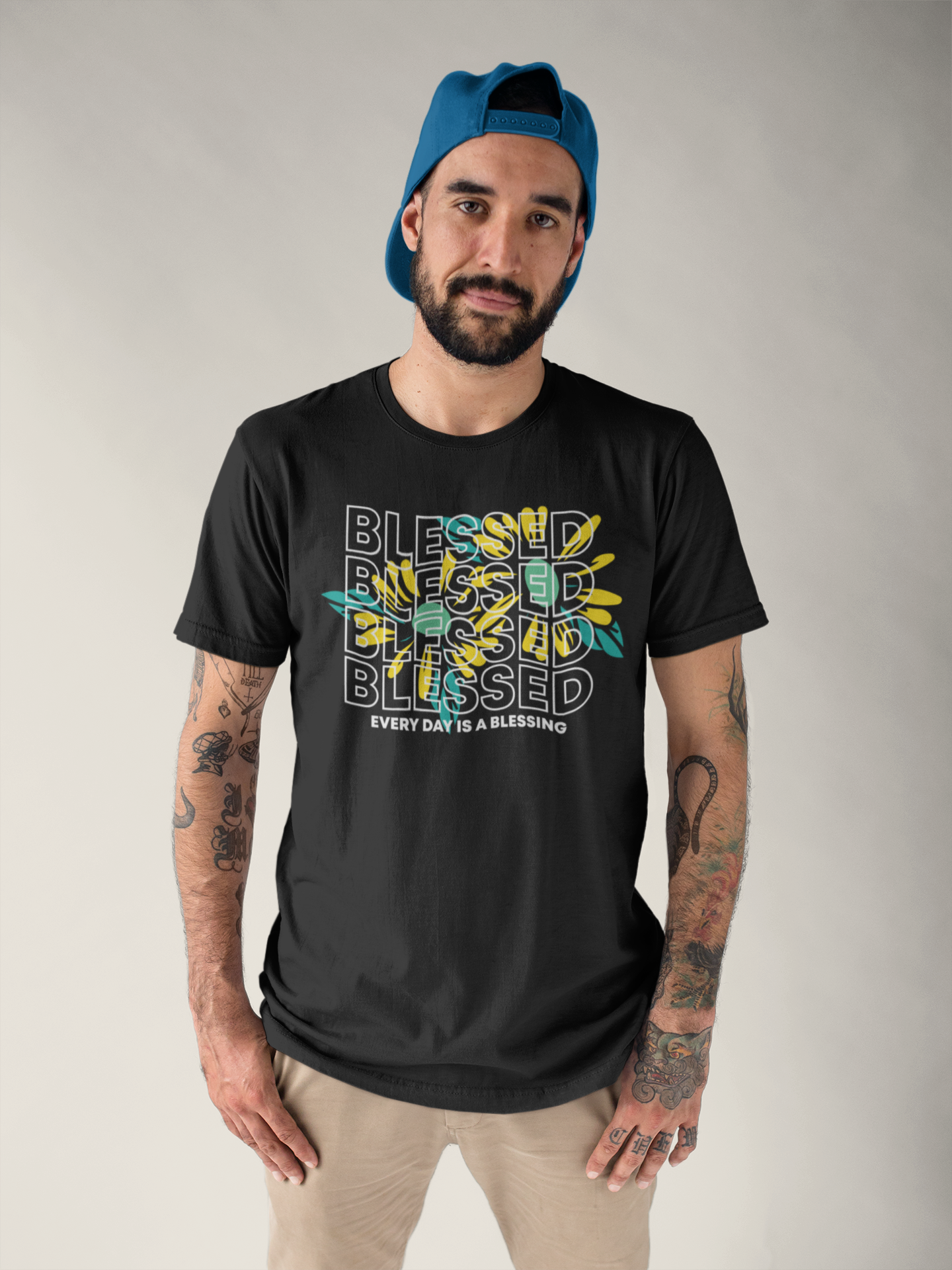 Christian Streetwear T Shirt | Blessed