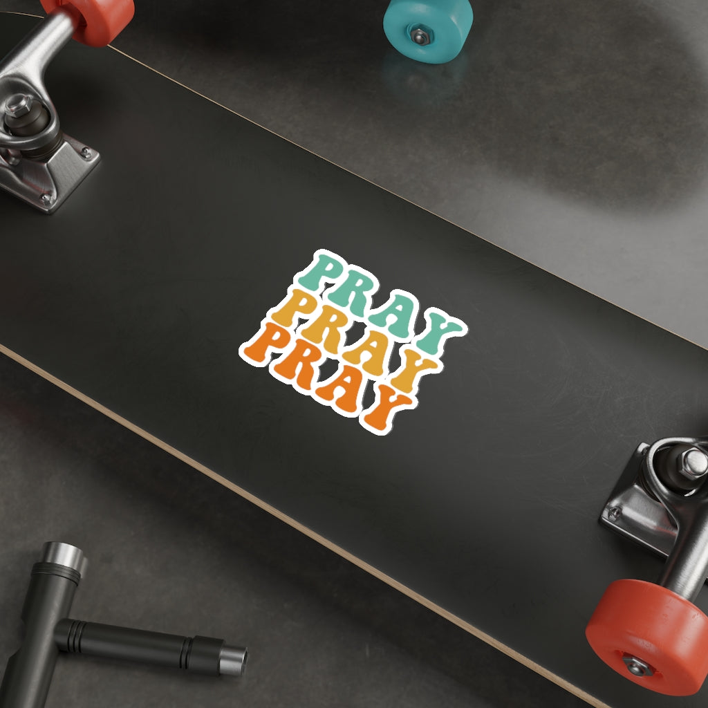 Pray Christian Sticker