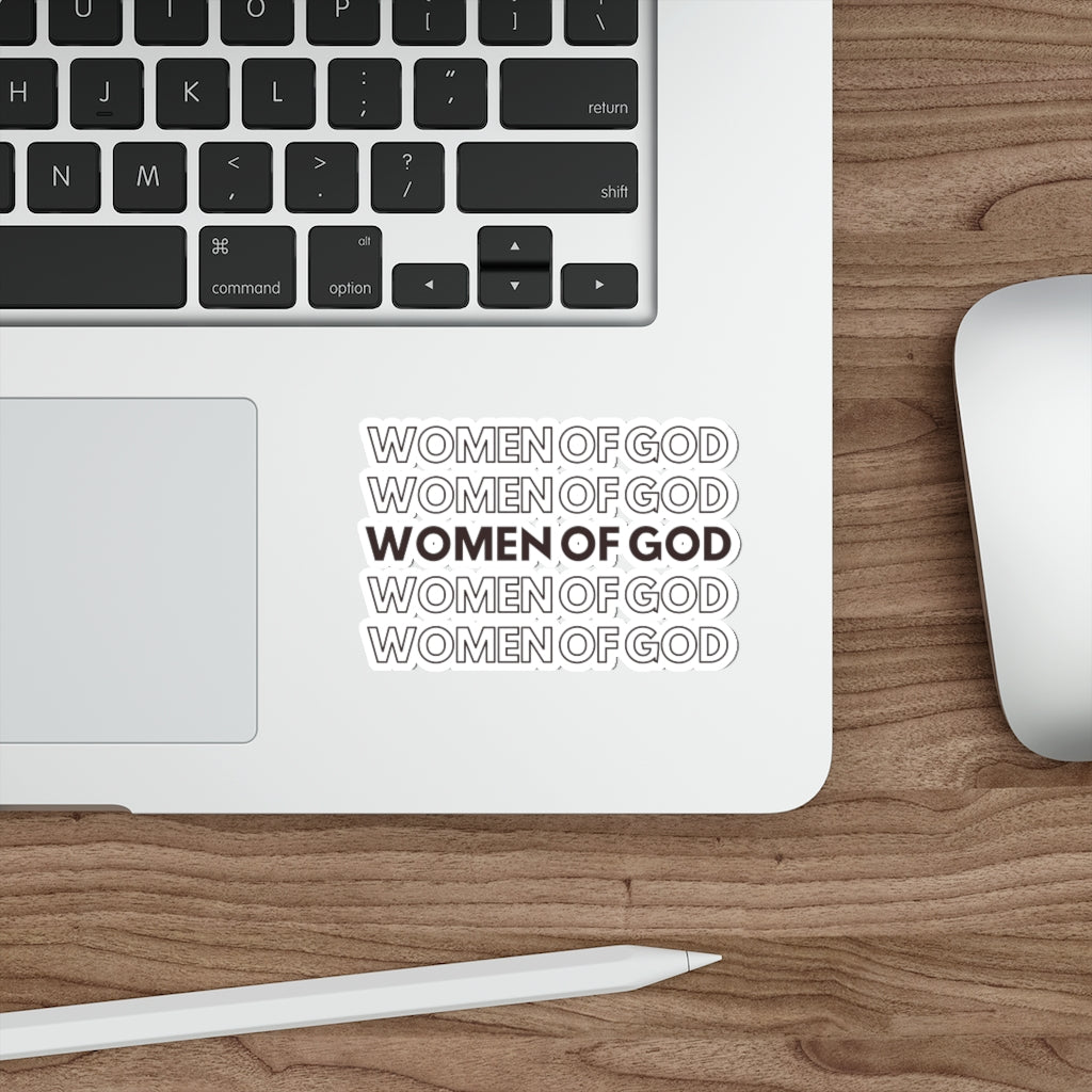 Women of God Retro Christian Sticker