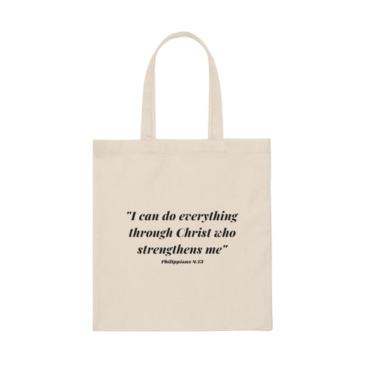 Phillipians 4:13 Tote