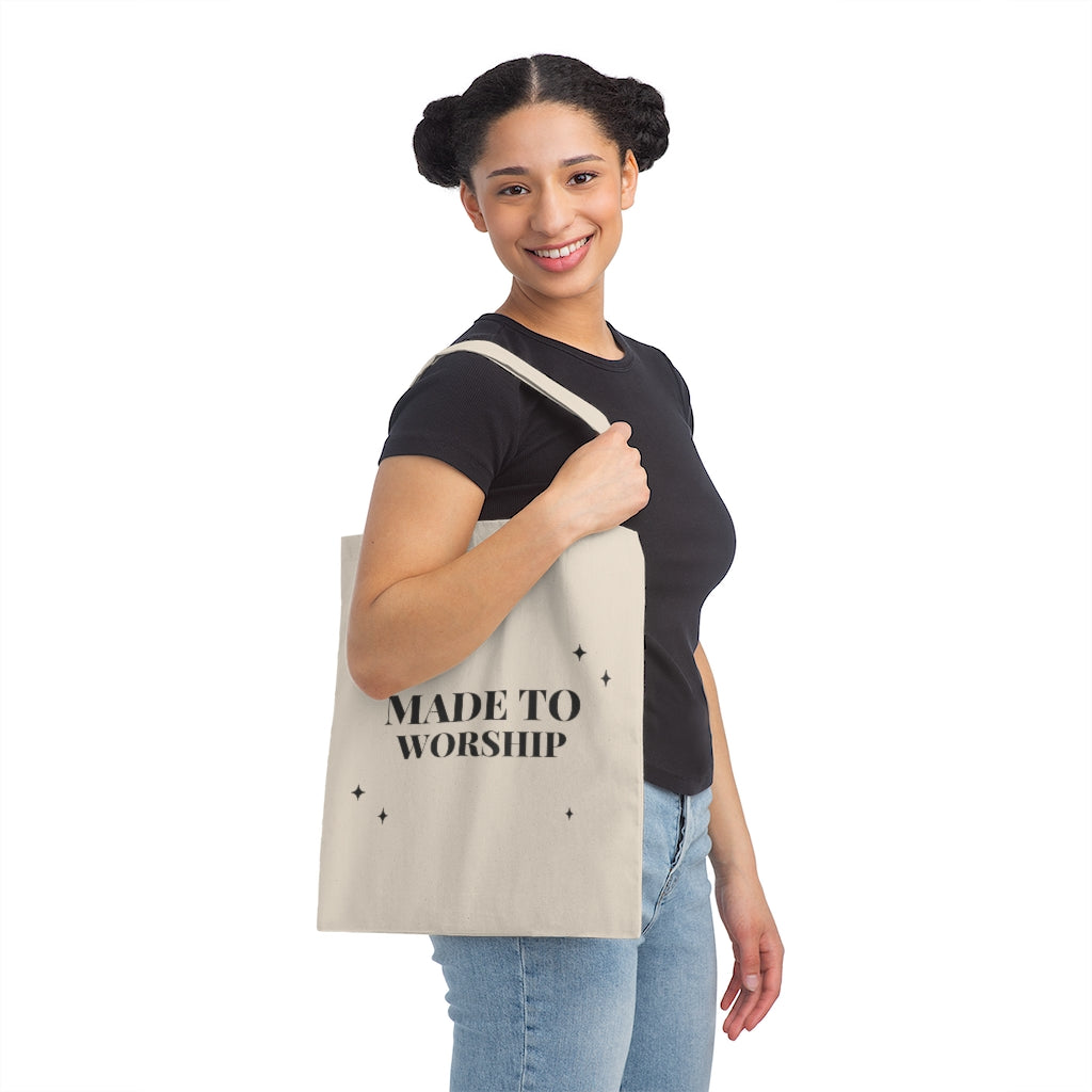 Made to Worship Canvas Tote Bag